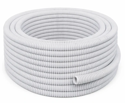 Rura karbowana peszel RKGL 20x14 w kręgu 25 m szara 320N do prowadzenia przewodów instalacji elektrycznych