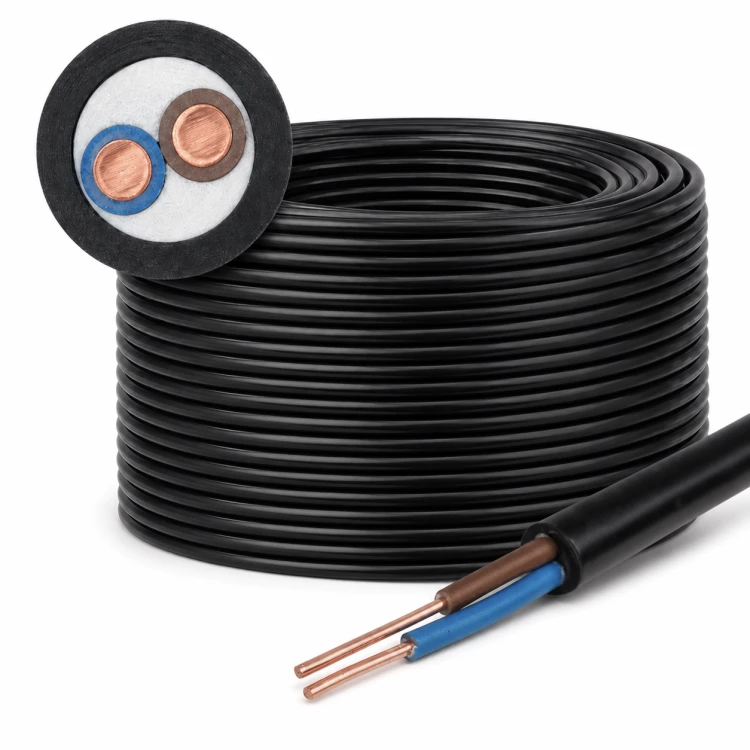Kabel ziemny YKY 2x6 mm² 0,6/1 kV miedziany do gruntu, instalacji zewnętrznych, sterowania, sygnalizacji i tras kablowych.