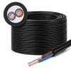 Kabel ziemny YKY 2x1,5 mm² 0,6/1 kV miedziany do gruntu, lekkich instalacji zewnętrznych, sterowania, sygnalizacji i tras kablowych.