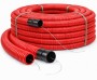 Rura DCR 50/40 mm 50 m czerwona DVR RDV-F 450N z pilotem, dwuwarstwowa rura osłonowa HDPE do ochrony kabli energetycznych, instalacyjnych i teletechnicznych układanych w ziemi.