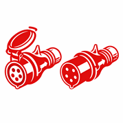 Gniazdo siłowe i wtyczka siłowa