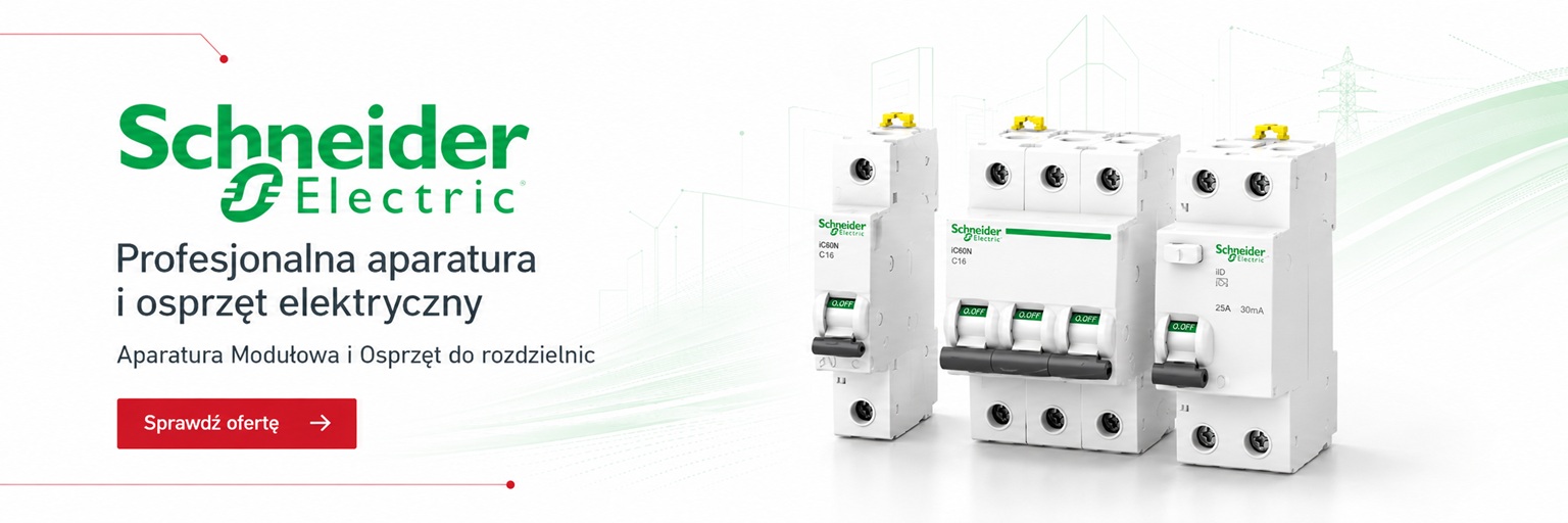 Aparatura modułowa firmy Schneider Electric