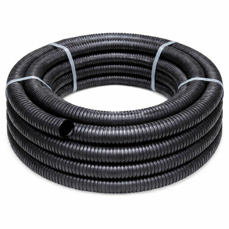Rura karbowana RKGS 32/24,3 mm w zwoju 25 m, czarna, 750 N, UV, samogasnąca, Minbud