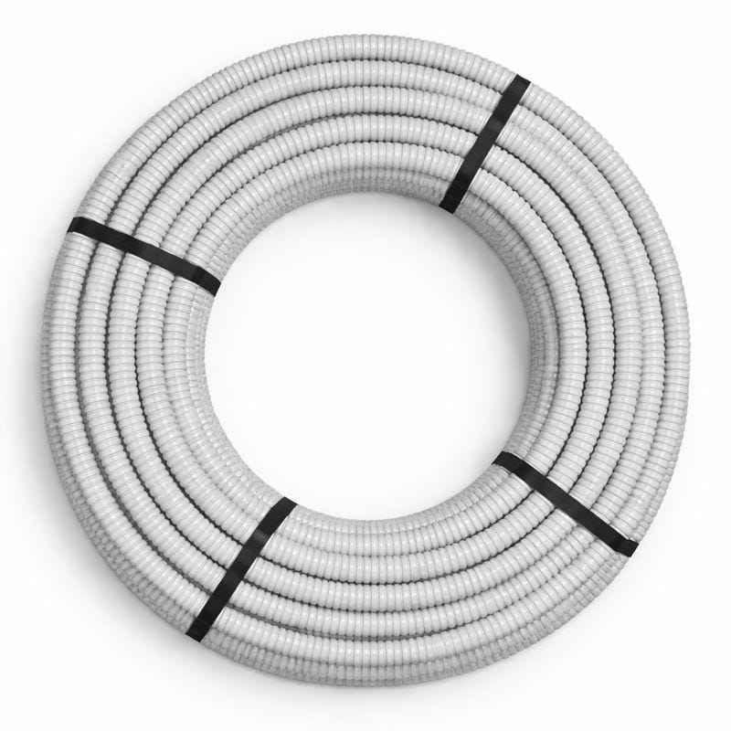 Rura karbowana elektroinstalacyjna 20 mm Elmark peszel 20x16 320N szary 25 m do kabli